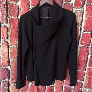 Heather collared long sleeve women’s top size medium